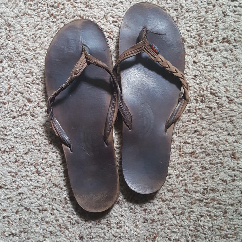 🌹Brown Rainbow Sandals🌹